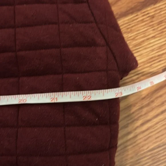 Madewell Quilted Shirt Jacket Shacket Size Large Cabernet Burgundy Comfy Casual - Picture 7 of 10